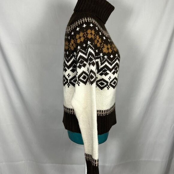 American Eagle Fair Isle Turtleneck Sweater (Size M) - Picture 4 of 8